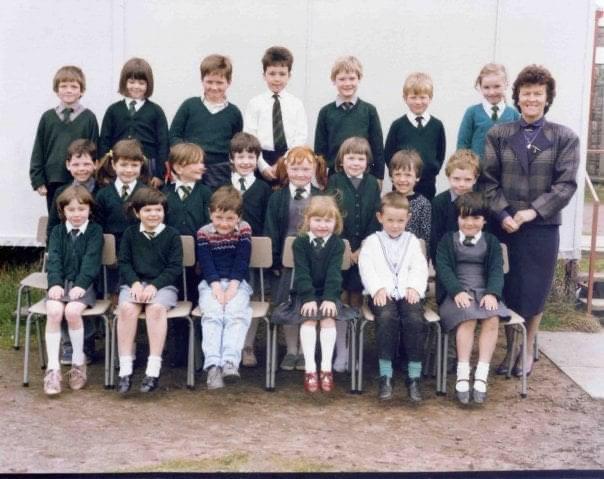 Rita McNally's P2/3 class. 
