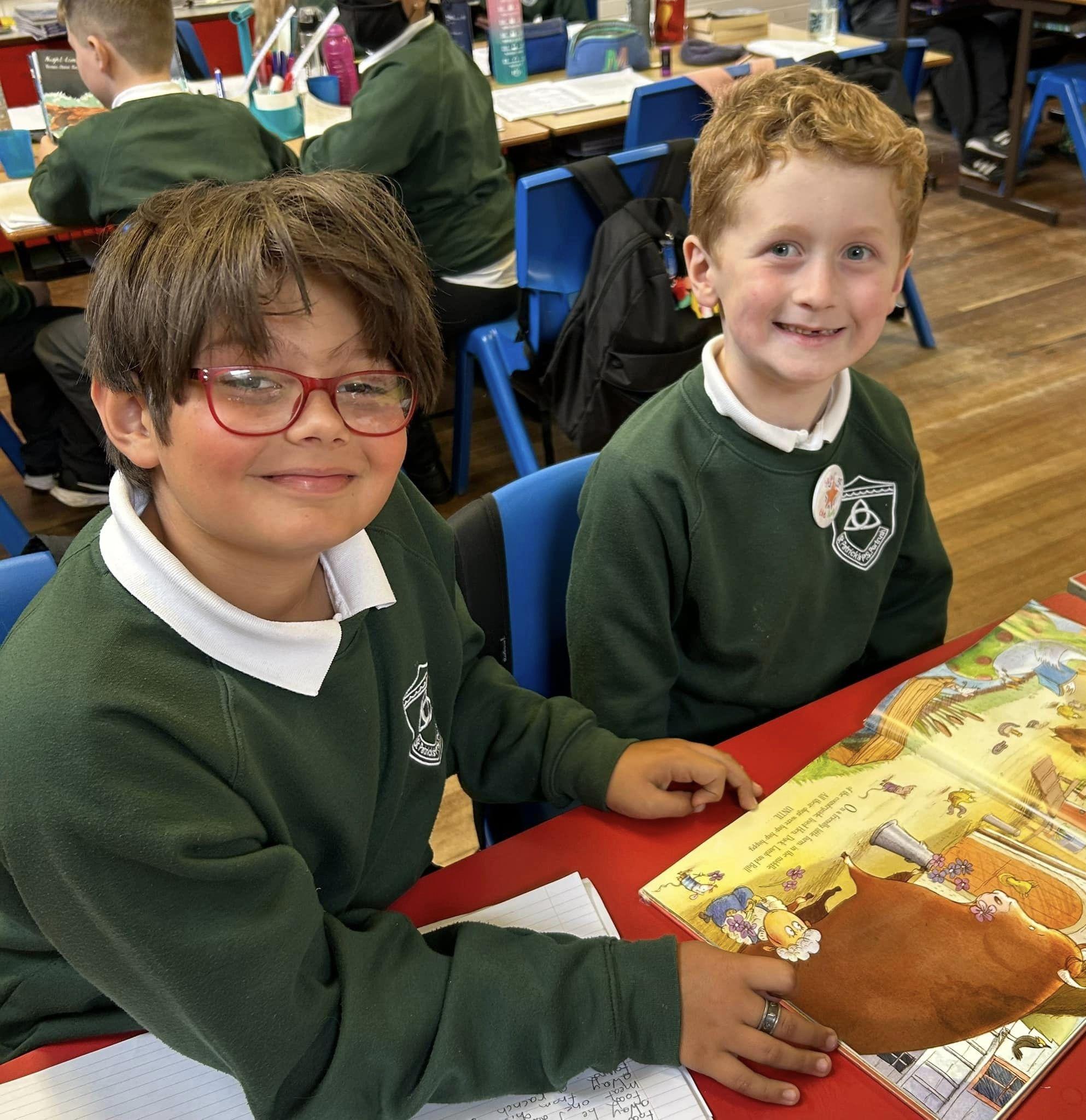 Reading with younger pupils